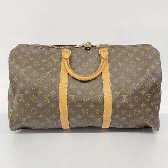 LOUIS VUITTON Authentic Brown Monogram Keepall 50 Boston Bag - Picture 11 of 11